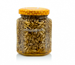 Honey with sunflower seed