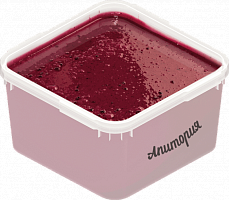 Creamed honey with blueberry