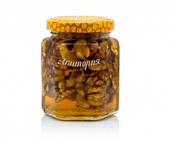 Honey with walnut
