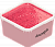 Creamed honey with raspberry