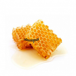 Honey in honeycombs
